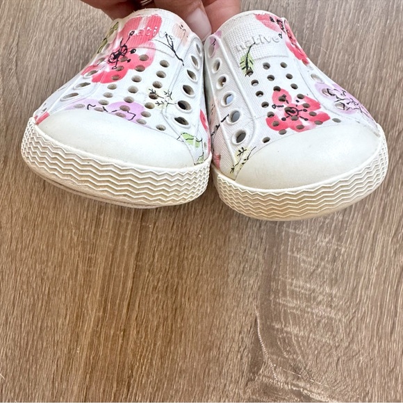Native Jefferson Kids Shoes Floral Infant Toddler Girl 5 - Picture 6 of 9